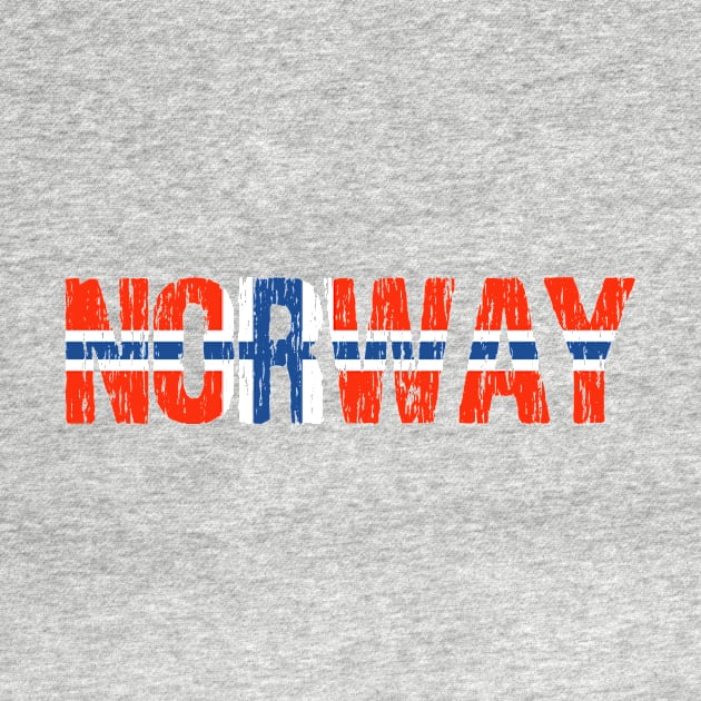 Norway Distressed Flag Norge by Nirvanibex